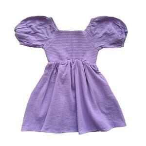 Vivie & Ash Smocked Muslin Dress Size 10